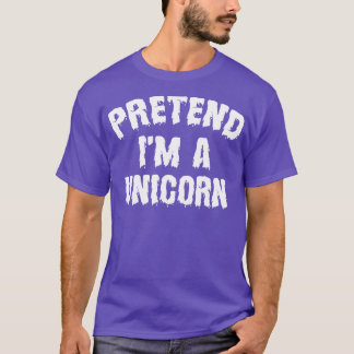 Förbibehåll Im A Unicorn Funny Halloween Costume T Shirt