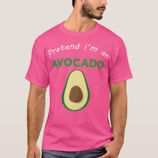 Förbibehåll Im An Avocado, gullig Halloween-kostym T Shirt