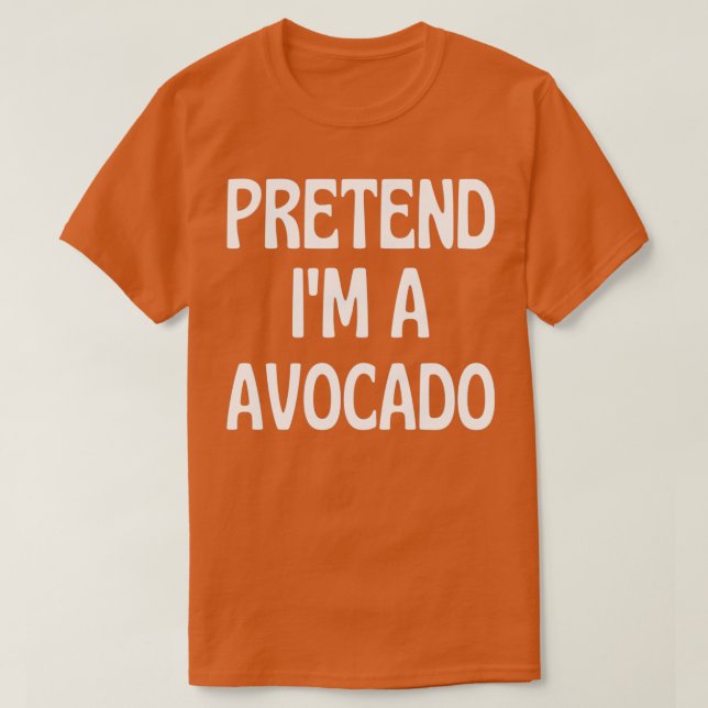 Förbibehåll Ix27m a Avocado Halloween Costumes T Shirt (Design framsida)