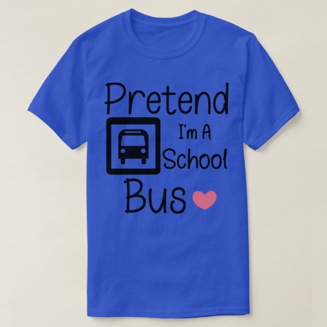 Förbibehåll Ix27m a School Buss Funny Lazy Hallowe T Shirt (Design framsida)