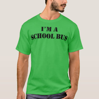 Förbibehåll Ix27M A School Buss Lazy Halloween Cos T Shirt