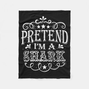 Förbibehåll om att jag får en haj - Crazy Shark Äl Fleecefilt