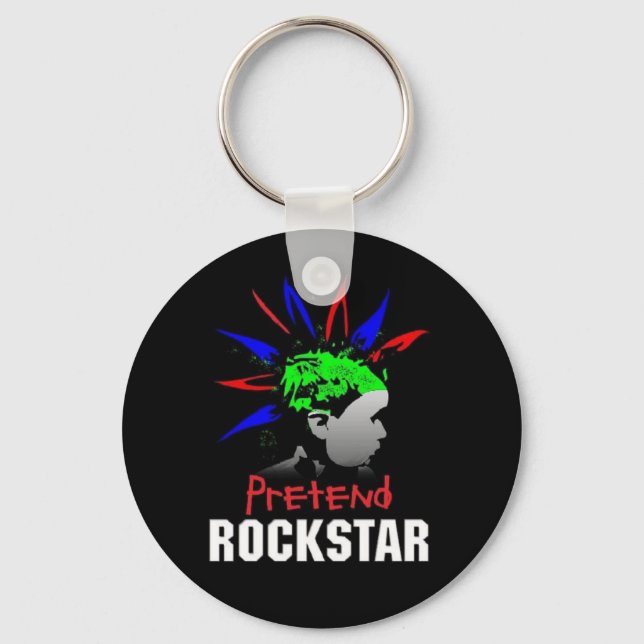 Förbibehåll Rockstar Keychain Nyckelring (Framsida)