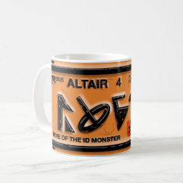 FORBIDDEN CAR LICENSE, Altair 4 Kaffemugg