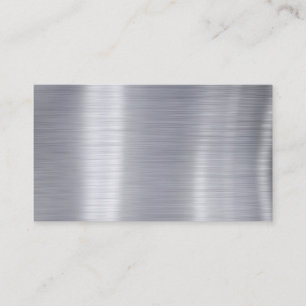 Förbigå borstat Aluminum "Fauxaluminium ", Visitkort