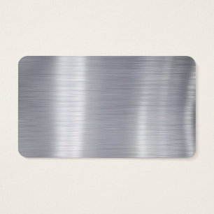 Förbigå borstat Aluminum "Fauxaluminium ", Visitkort