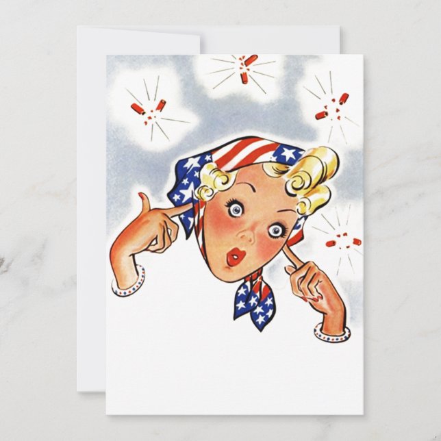 Förbigå den Retro inbjudan för (Framsida)