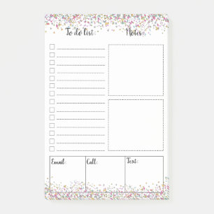 Förbigå för att göra listar Postar-it® noterar Post-it Block