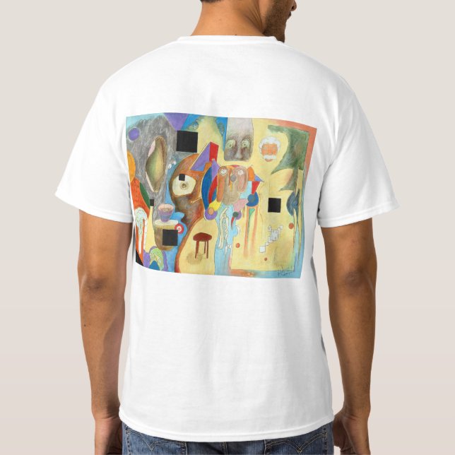 Förbigå utrymmeT-tröja (som skrivs ut på baksida) T-shirt (Baksida)