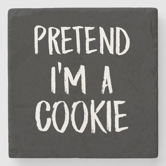 Förbij Im A Cookie | Funny Halloween Party Gift Stenunderlägg (Framsidan)