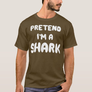 Förbij om ett Shark Couple Matching Funny Hallowee T Shirt