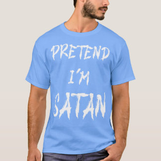 Förbind Im Satan Funny Halloween Costume T Shirt
