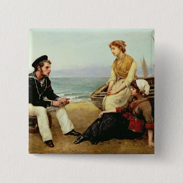 Förbinda hans äventyr, 1881 knapp (Framsida)