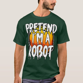 Förbinda Im A Robot Halloween 2021 Costume Hallowe T Shirt