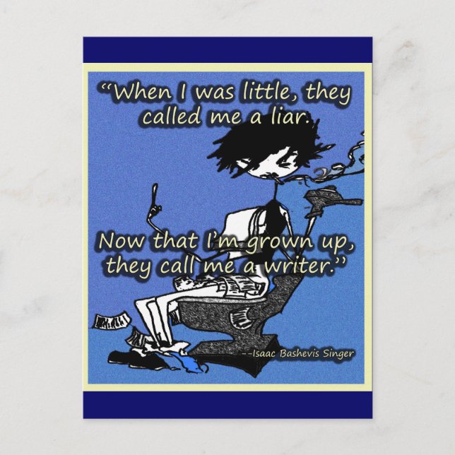 Förbindelse Claire's Writers & Liars Vykort (Framsida)