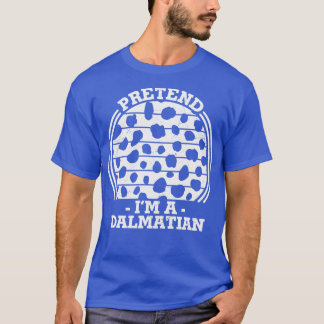 Förbindelse Im a Dalmatian Funny Halloween Lazy Da T Shirt