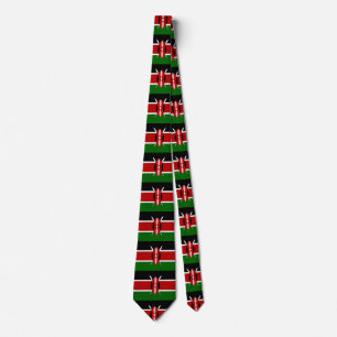 Förbindelse med Flagga i Kenya Slips