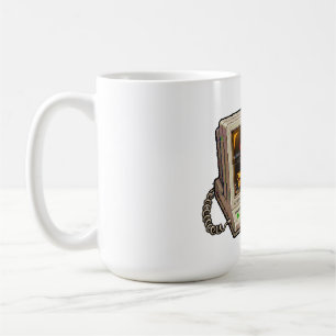Förbindelse Med Verkligheten Förlorad Retro Intern Kaffemugg