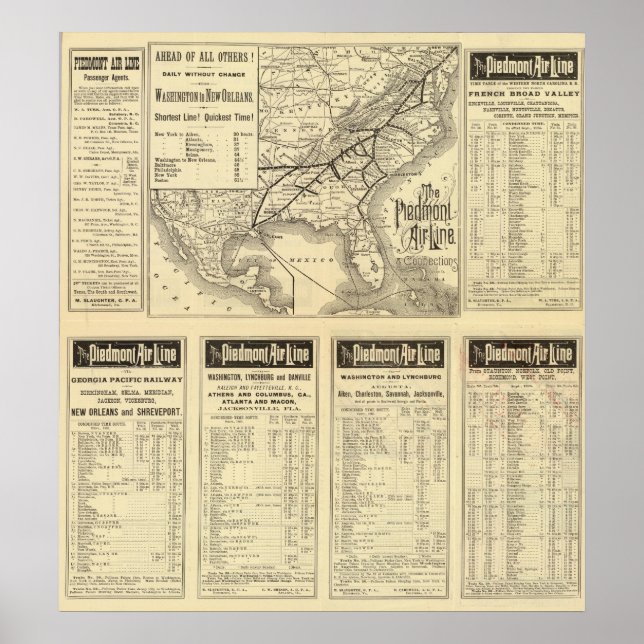 Förbindelse Piemont Luft Poster (Framsidan)