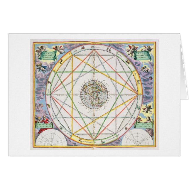 Förbindelsen av planen, från 'Celestiaen Hälsningskort (Framsidan Horizontal)