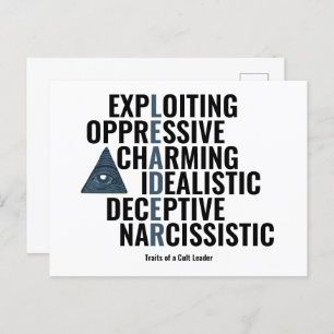 Förbindelser för en vuxenledare vykort