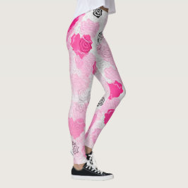 Förbindelser för hjärtutskrift leggings