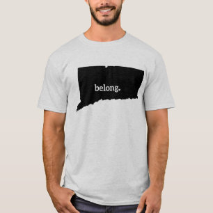Förbindelsestaten Karta Belong T Shirt