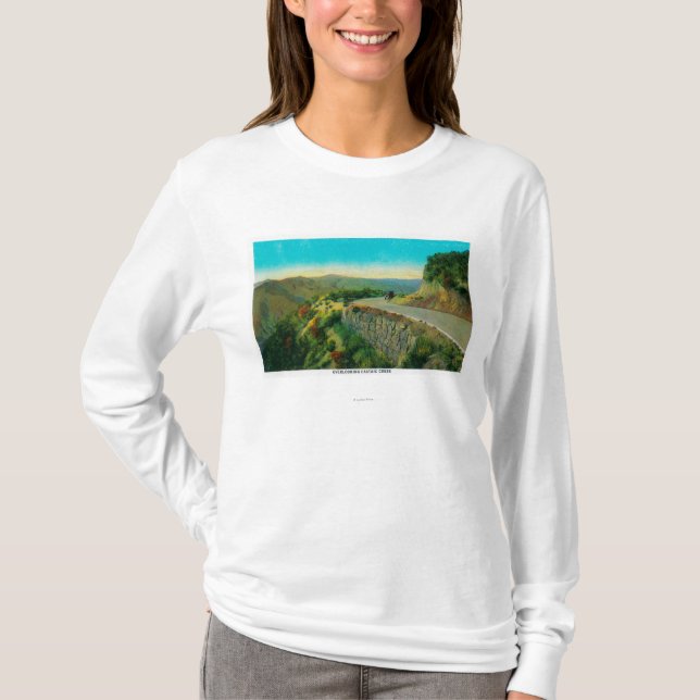 Förbise den Castaic CreekRidge rutten, CA T-shirt (Framsida)