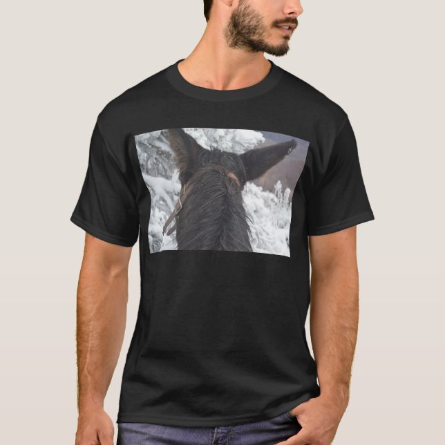 Förbise ritten för grand Canyonnationalparkmulen Tee Shirt (Framsida)