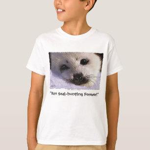 "FÖRBJUDA FÖRSÄLJNINGEN FÖR VÅRT!" Harp Seal Hoodi Tröja