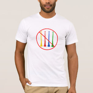 Förbjuda Vuvuzelaen fotboll för 2014 vm Tee Shirt