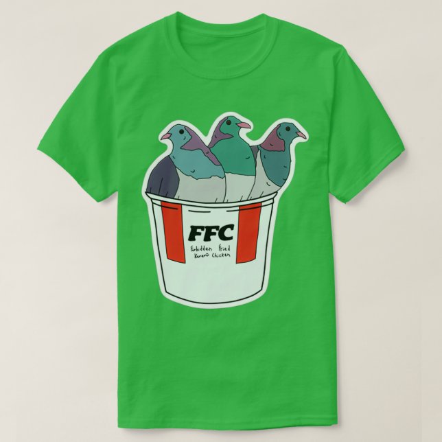Förbjuden friterad hönskerer 2 t shirt (Design framsida)