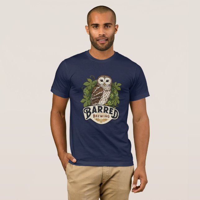 Förbjuden Ölbryggning T-shirt (Hel framsida)