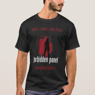 Förbjuden panellogotypskjorta tee shirt