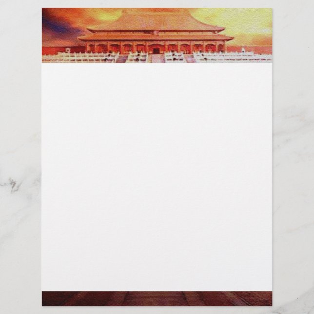 Förbjuden stad Letterhead (Framsida)