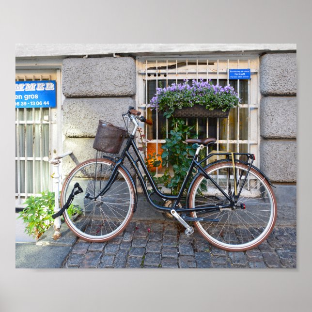 Förbjudet cycle Parking, Köpenhamn, Danmark Poster (Framsidan)