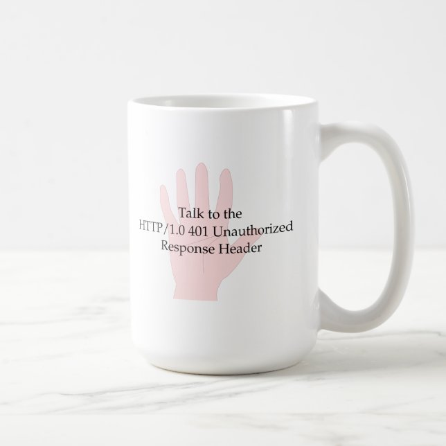 Förbjudit Kaffemugg (Höger)