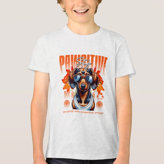 förbli positiv t shirt (Framsida)
