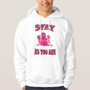 Förbli som du är hoodie