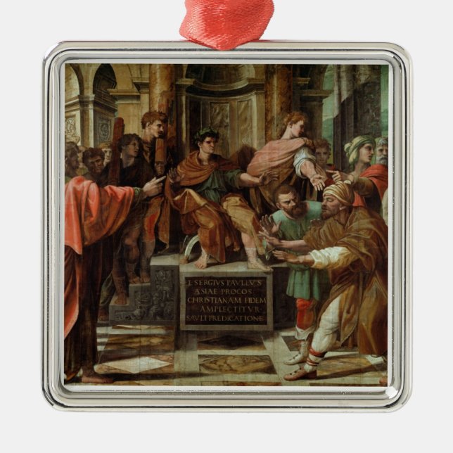 Förblinda av Elymas (tecknaden för Sistinen Ch Julgransprydnad Metall (Framsidan)