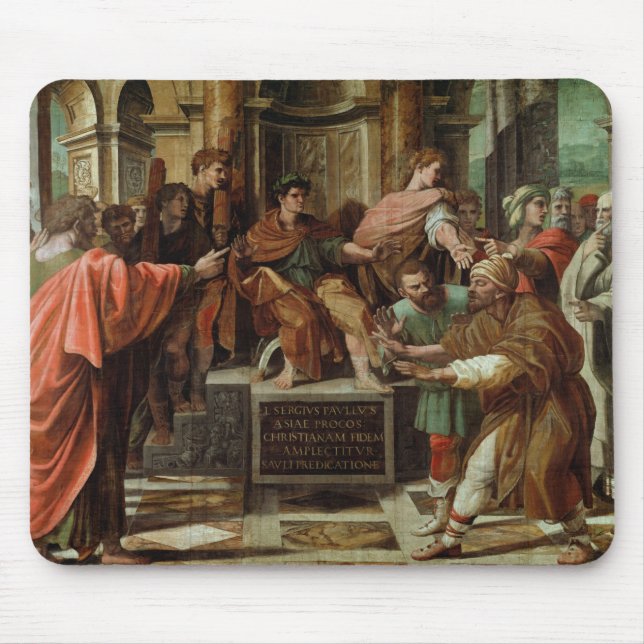 Förblinda av Elymas (tecknaden för Sistinen Ch Musmatta (Framsidan)