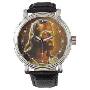 Förbluffa den Jesus porträttklockan (mångan Armbandsur