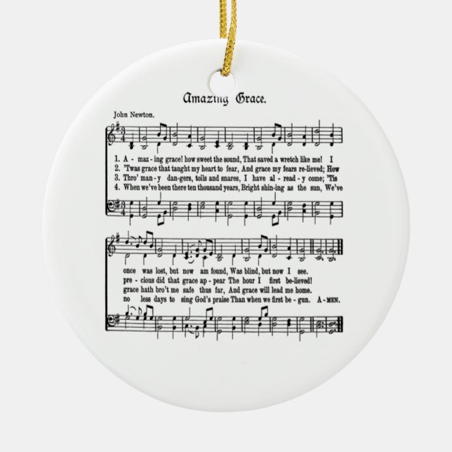 FÖRBLUFFA GRACE-ORNAMENT JULGRANSPRYDNAD KERAMIK (Framsidan)