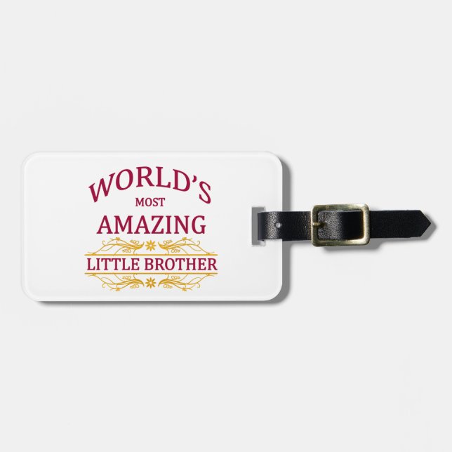 Förbluffa lite brodern bagagebricka (Horisontell Framsida)