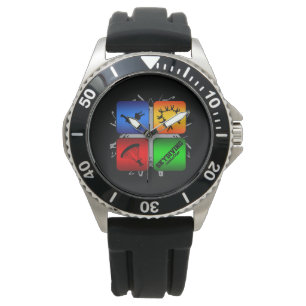 Förbluffa Skydiving stads- stil Armbandsur