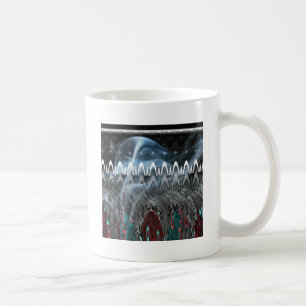 Förbluffande Abstrakt Art-utskrift Kaffemugg