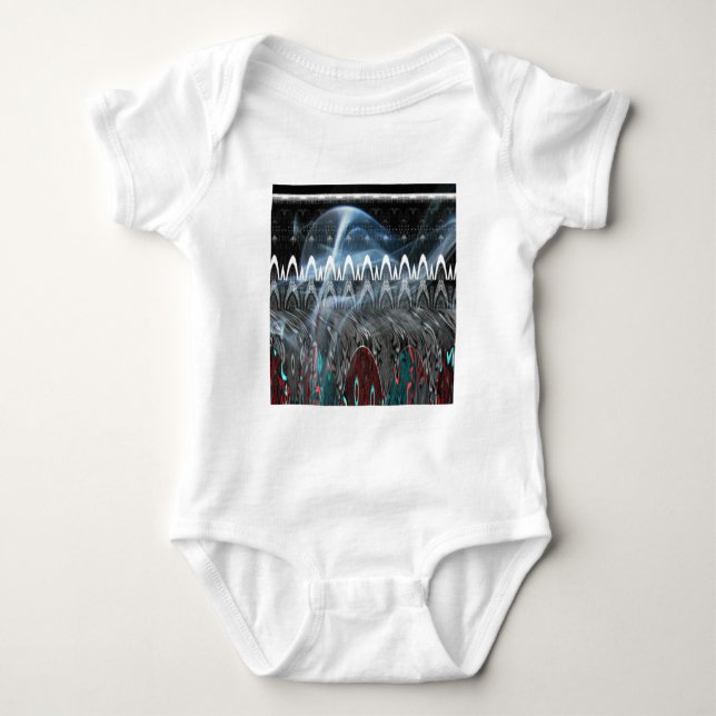 Förbluffande Abstrakt Art-utskrift T-shirt (Framsida)