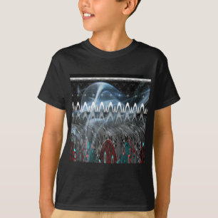 Förbluffande Abstrakt Art-utskrift T-shirt