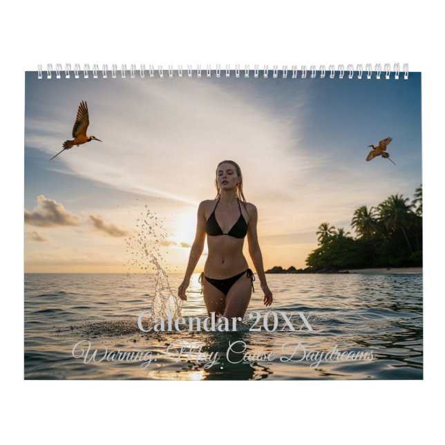 Förbluffande bikini-modellkalender - Tropiskt Kalender (Omslag)