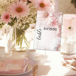 Förbluffande Daisy för  Rosa Bordsnummer
